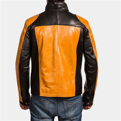 infamous jacket replica|Infamous Cole Macgrath Yellow and Black Leather Jacket .